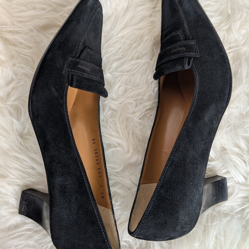 Salvatore Ferragamo Black Flats Timeless Elegance - Picture 7 of 13